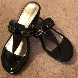 Marc Fisher black sandals